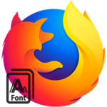 Как изменить шрифт в Firefox