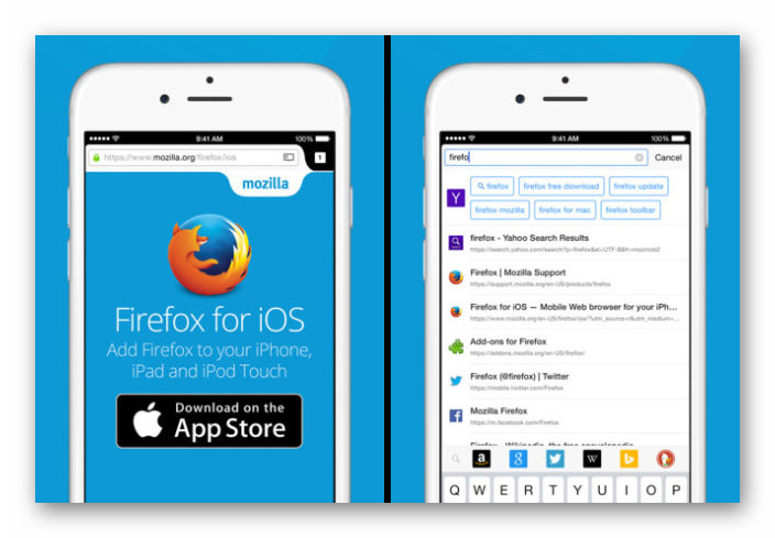 Картинка Firefox для iOS