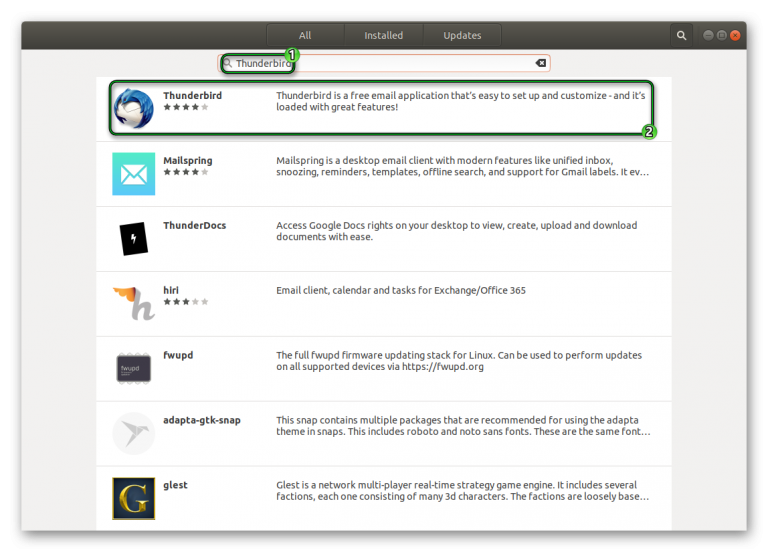 Как установить thunderbird в linux